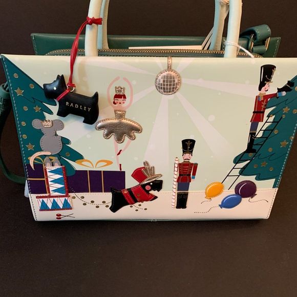 RADLEY LONDON Handbags - Radley London Little Drummer Dog Medium Zip Top Multiway Bag Collector's Item!!